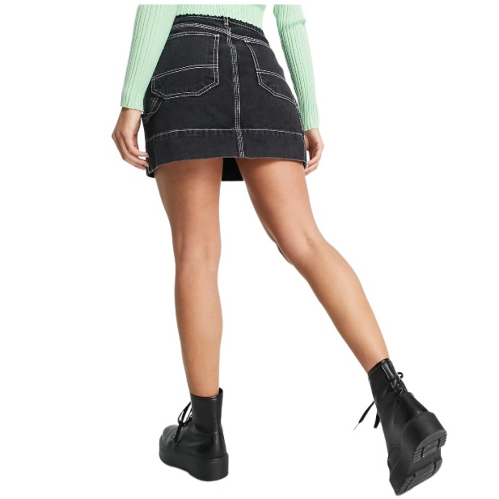 TOPSHOP Carpenter Denim miniskirt - Picture 2 of 10